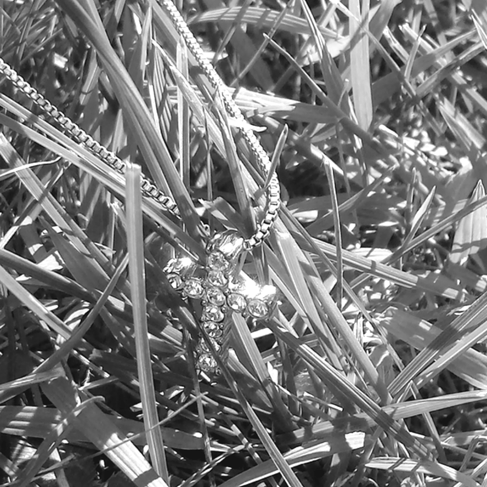 Silver Metal Chain Cross 💠✝️ 8.5" Chain Necklace - Picture 8 of 16